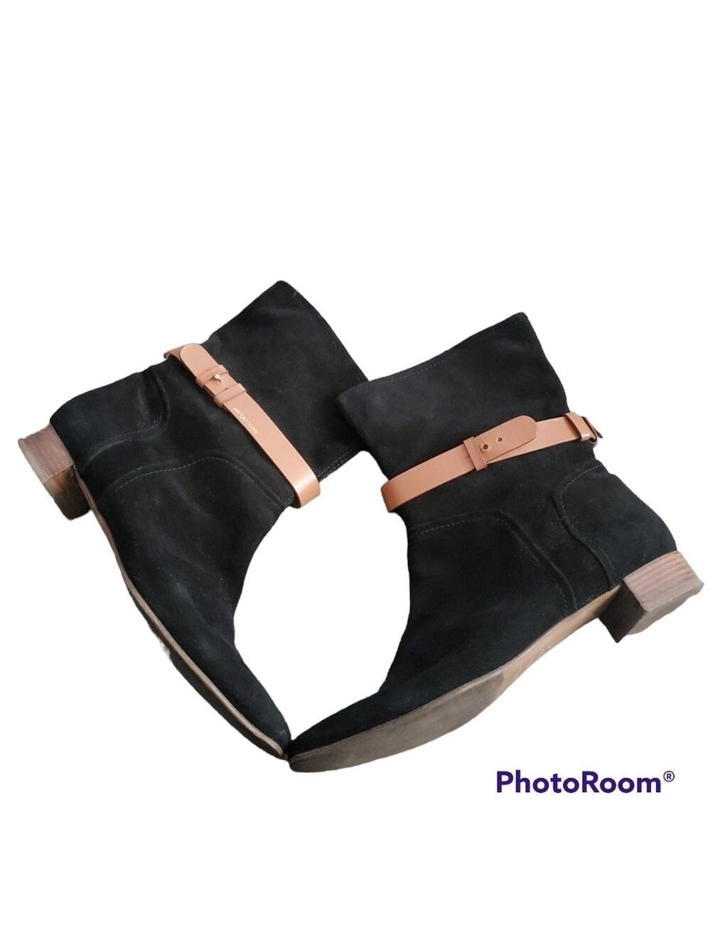 HP. Sergio Rossi Suede Leather Boots